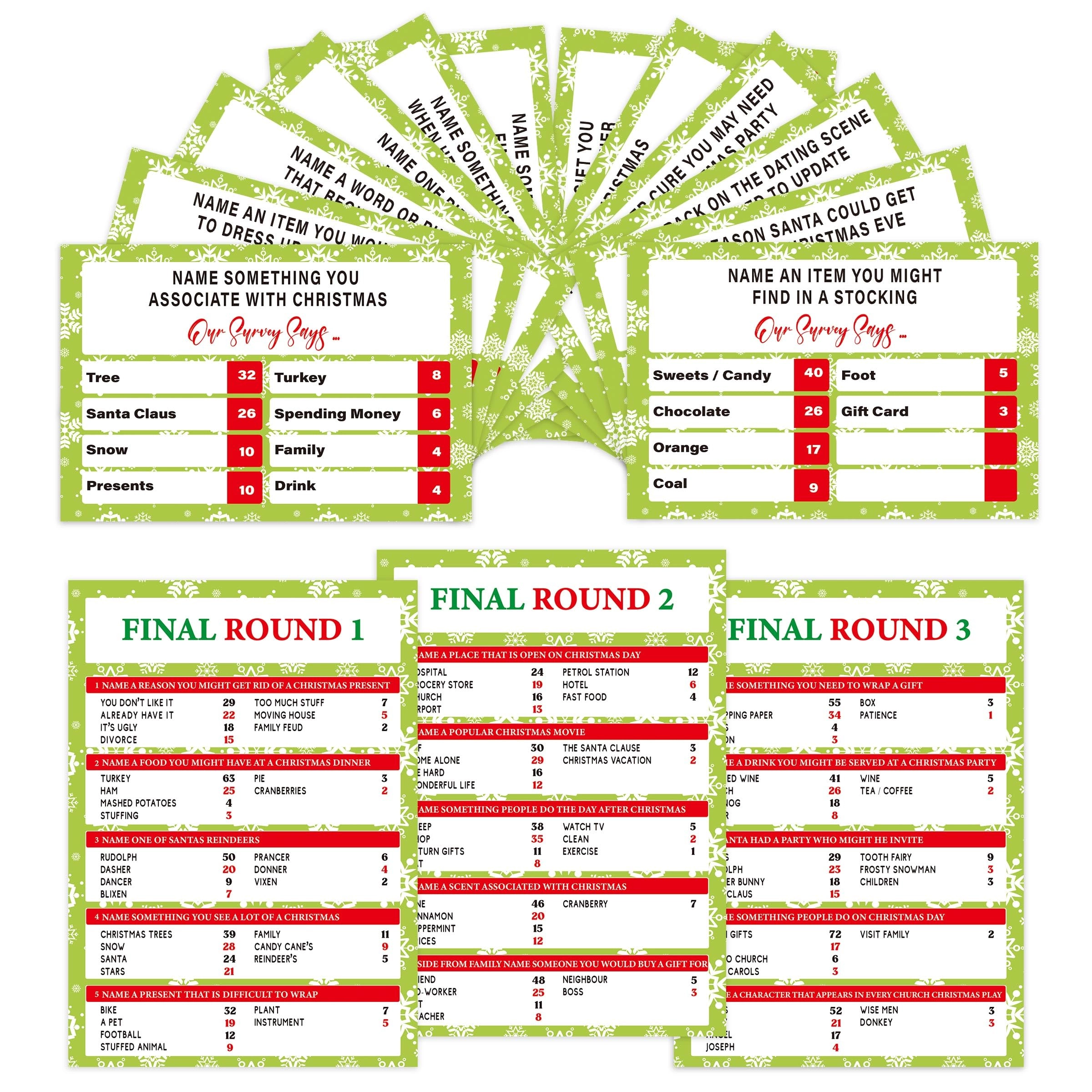 Xenseou Christmas Family Feud - 1.5 - 3 Years 18 piece(s)