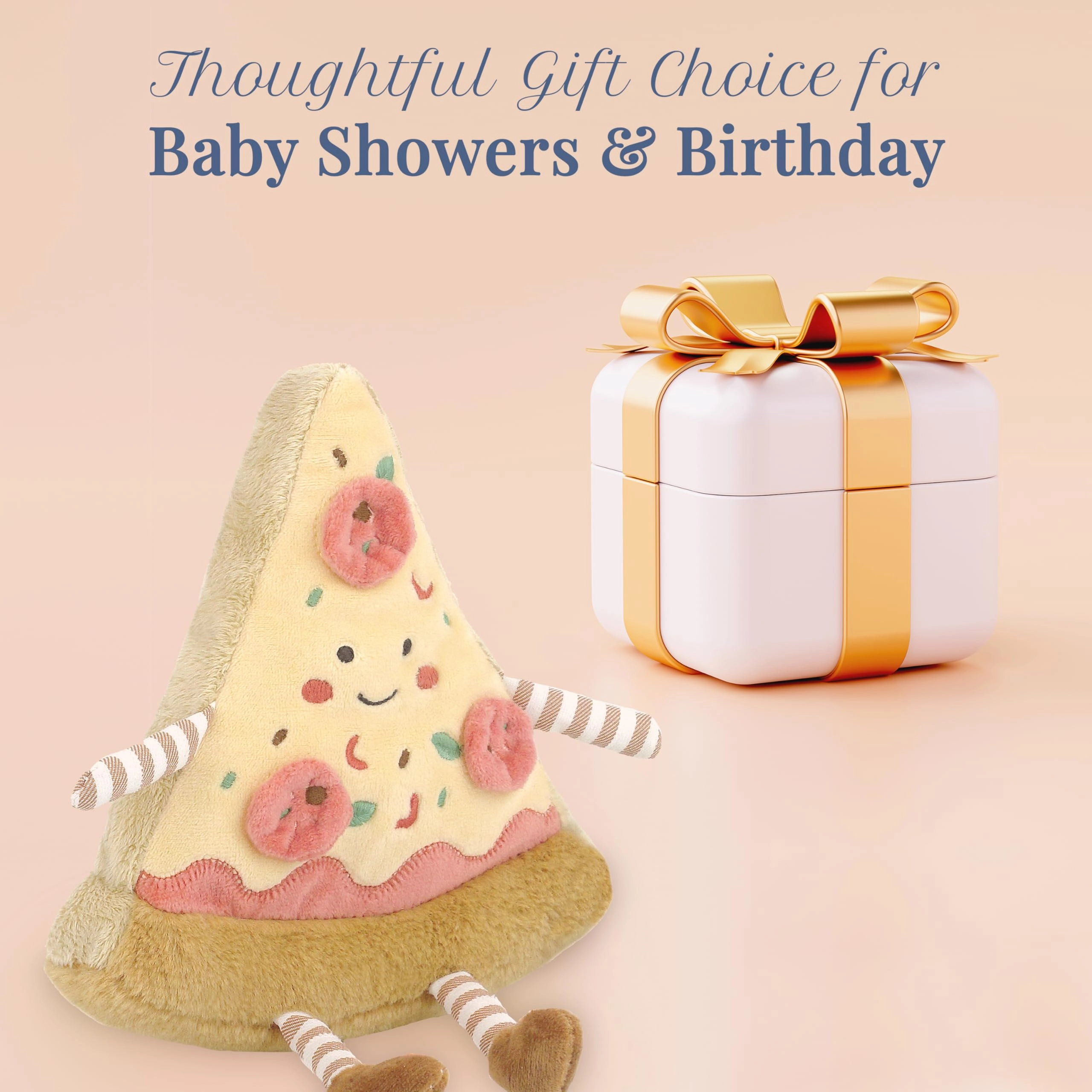 Cosimo Pizza 22.9 cm Plush - Soft Polyester