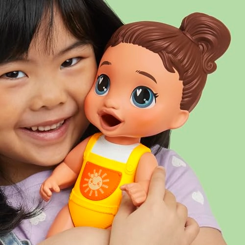 Gigi Giggles Baby Doll - 11 inches Brunette