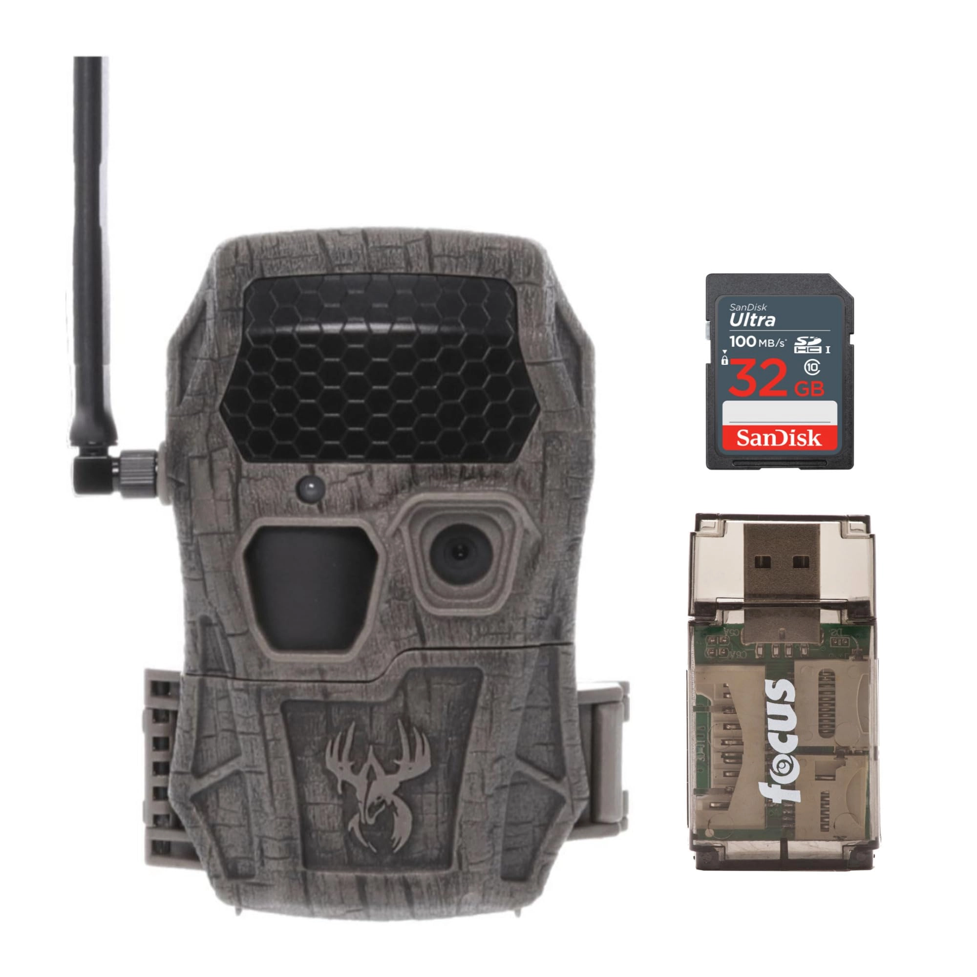 Wildgame Innovations Encounter XT - 26MP 720p + Ultra SDHC UHS-I Memory Card - 32GB + 4-In-1 USB Card Reader - 480 MBPS