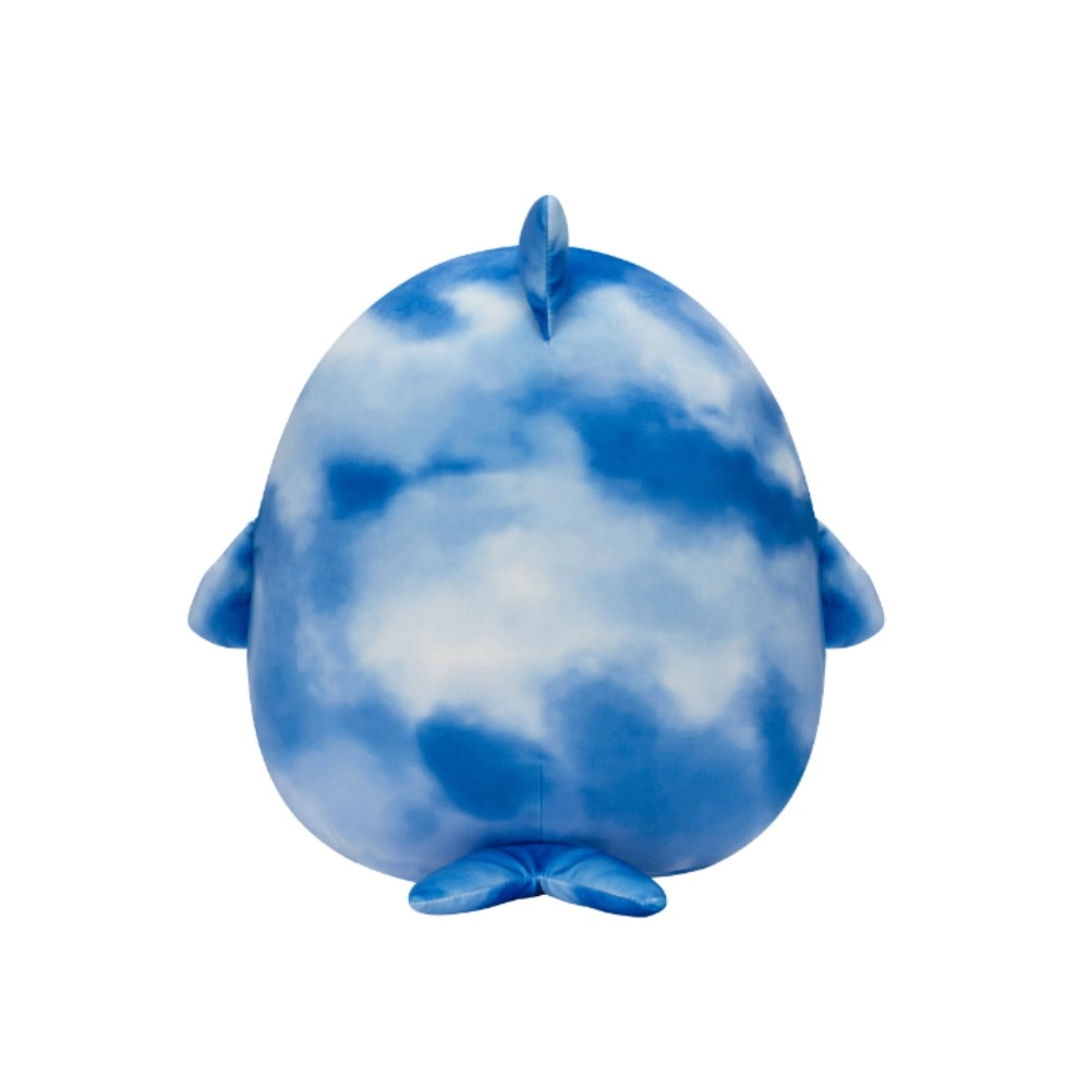 Samir Tie-Dye Whale - 14-Inch Blue