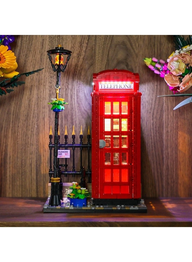 Light Kit for LEGO 21347 London Telephone Box - Compatible with LEGO Ideas Building Set