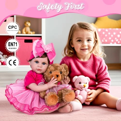 Viola Reborn Baby Doll - 22-inch Vinyl Gift Set Ages 3+