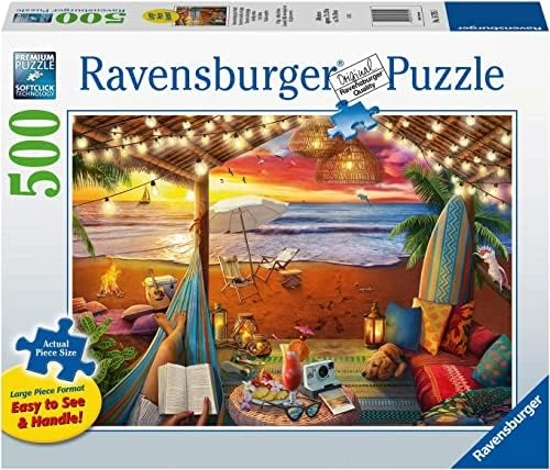 Ravensburger Cozy Cabana Puzzle (16795) - 500 pcs