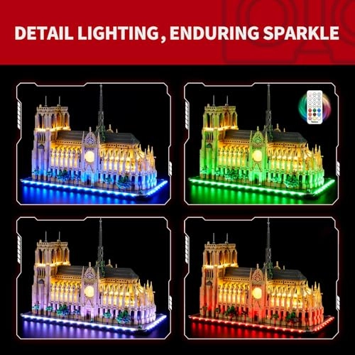 Light Kit - for LEGO Notre Dame Cathedral 21061