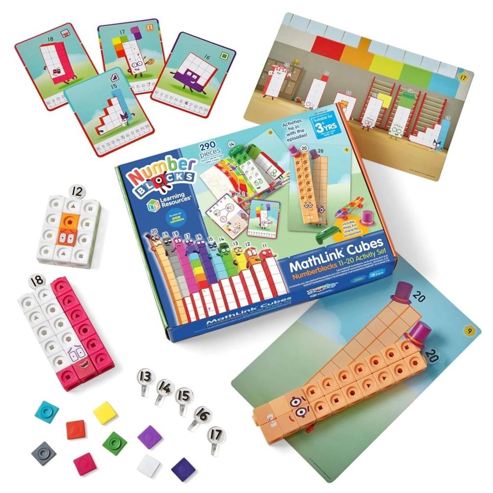 Numberblocks 11-20 - Suitable for 3 years and above 290 pcs