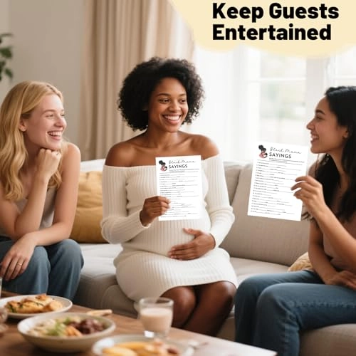 Black Mama Sayings Game Cards - English Adult 60 Pack