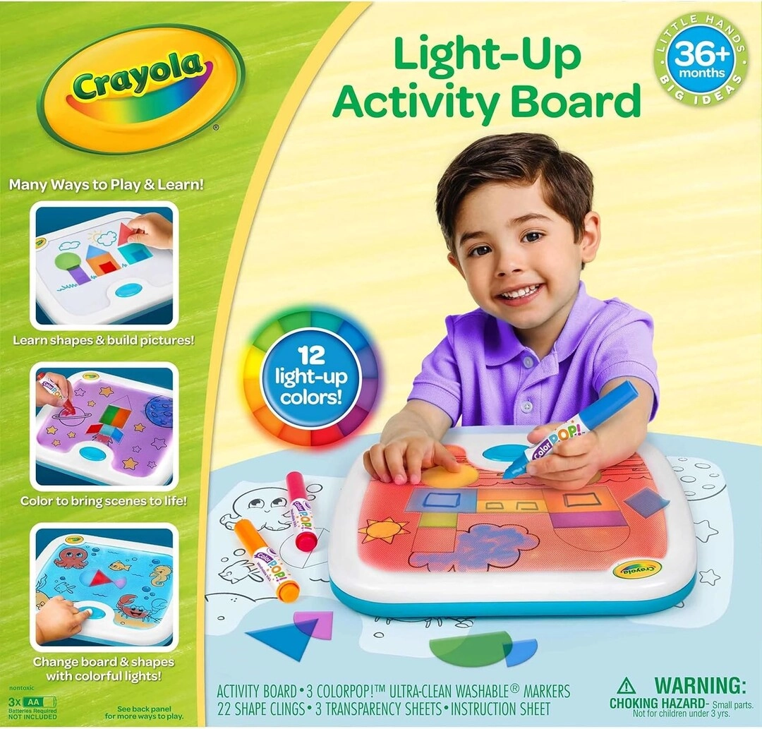 Crayola Light Up Activity Board - 3 years and up