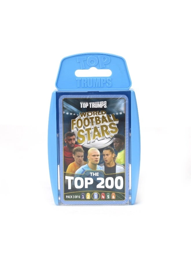 Top Trumps World Football Stars - Top 200 Gold Foiled Cards