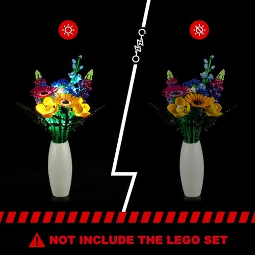 Led Light Kit for Lego-10313 Wildflow Bouquet