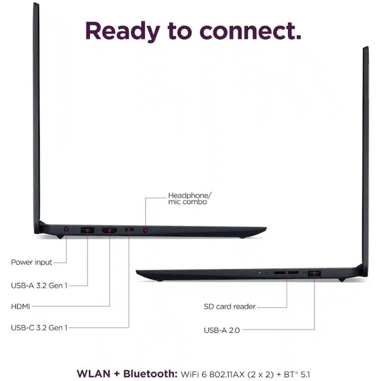 IdeaPad 1i 83B40006US - 15.6'' Core i5-1335U 16GB DDR4 512GB SSD