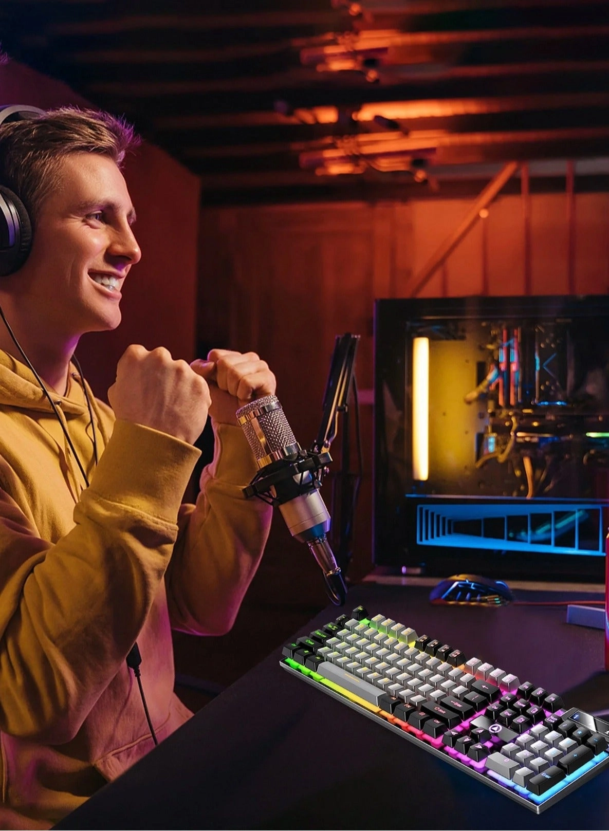 Floating Gaming Keyboard - Wired