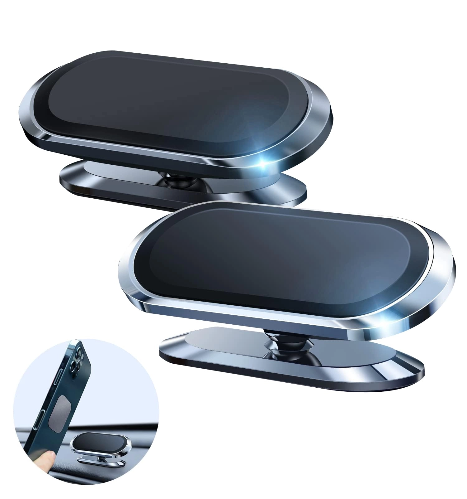 MFox Metal Magnetic Phone Holder for Car