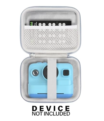 Printer case - for Kodak Smile, Kodak PRINTOMATIC, KODAK Mini Shot Instant Print Digital Camera, Instant Digital Printer also universal for Canon Ivy or HP Sprocket