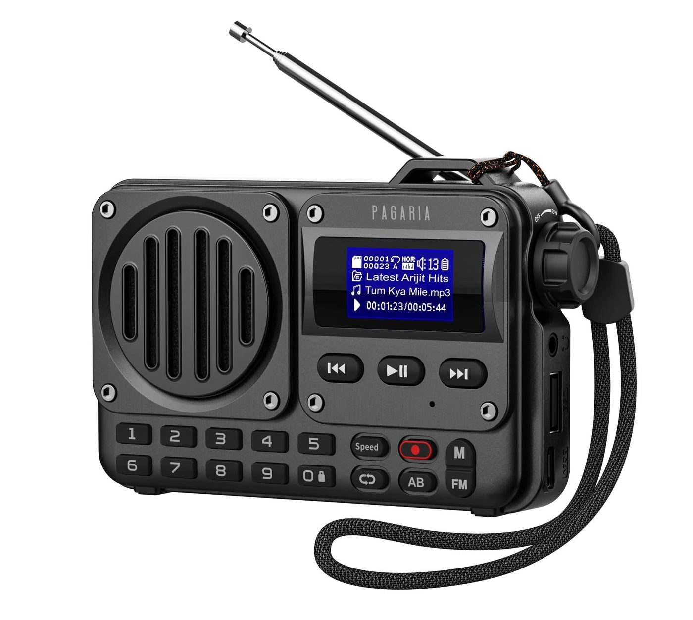 PAGARIA Grenade - Pocket FM Radio