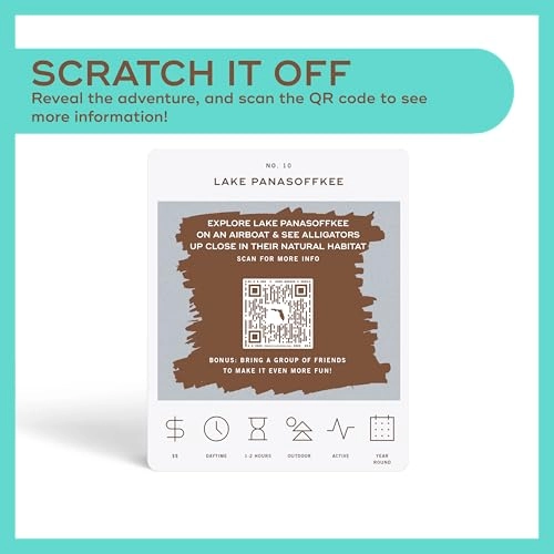 Tampa Adventure Bucket List - 50 Scratch-Off Cards