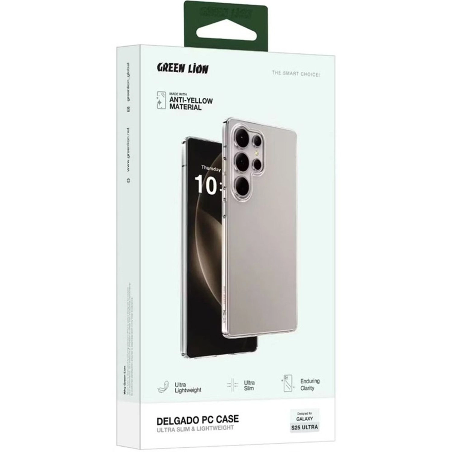 Delgado Clear Case - PC for Samsung Galaxy S25 Ultra