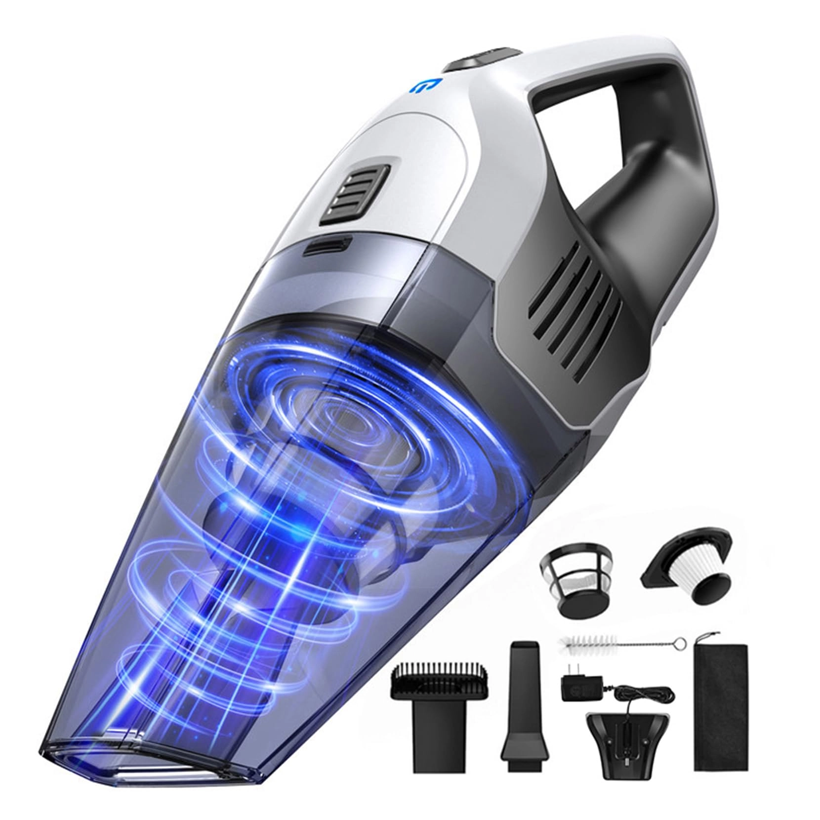 Portutif Handheld Vacuum Cleaner - Cordless 30min Runtime 400ml