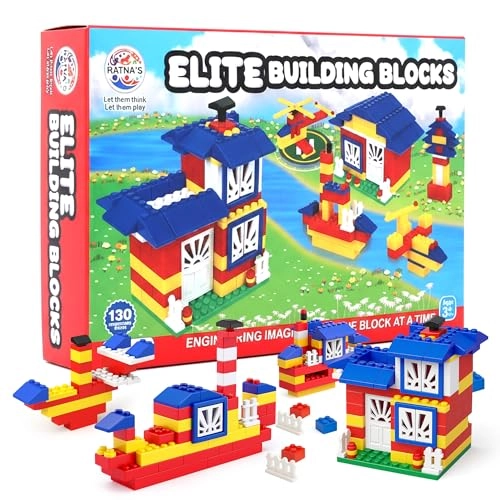 RATNA'S Elite Building Blocks - 130 pcs