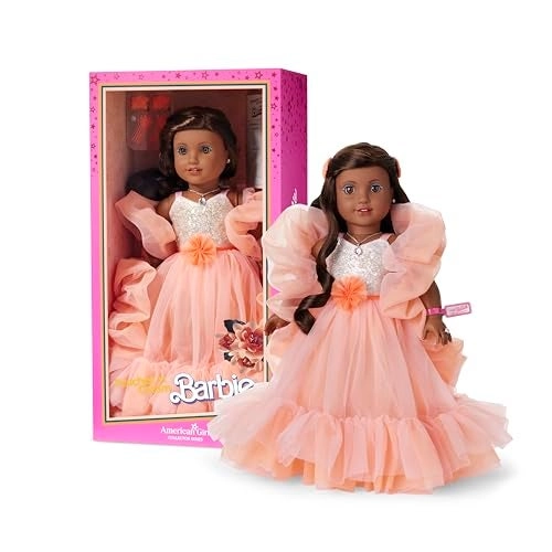American Girl Peaches n Cream Collector Doll - 18inch Brunette Hair Ages 8+