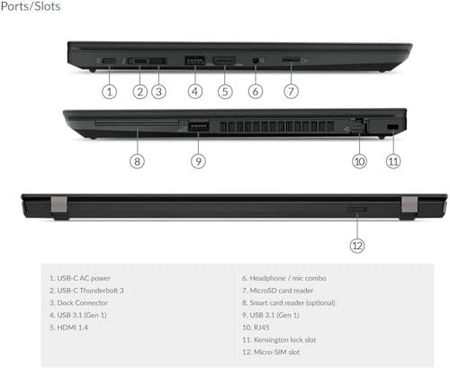 (Renewed) ThinkPad T490 - 14'' Core i7 16GB DDR4 256GB SSD