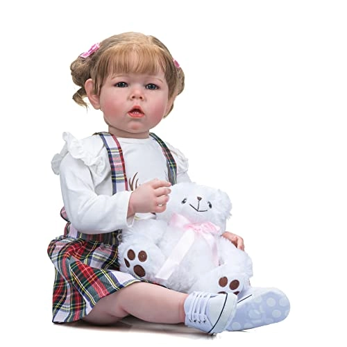 Reborn Baby Doll - 28 Inch Silicone Vinyl Ages 3+