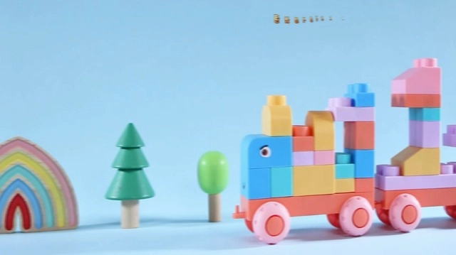 Soft Rubber Building Block - 1-3 Years Old 50 piece(s)
