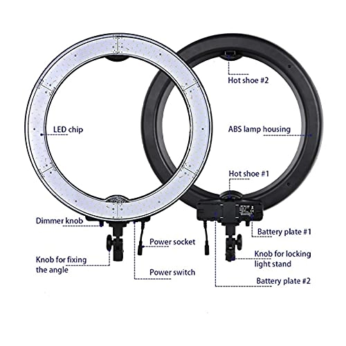 Ring Light - Portable LED 3 Color Modes Dimmable