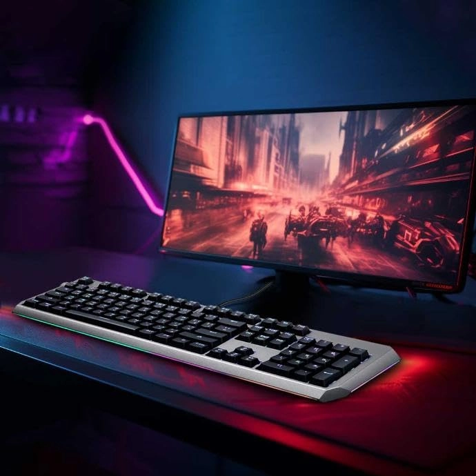 Mechanical Gaming Keyboard - EN/AR Wired