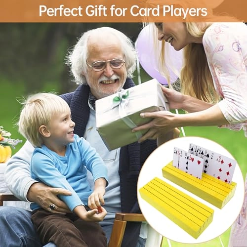 Playing Card Holders Deck Stand Wood