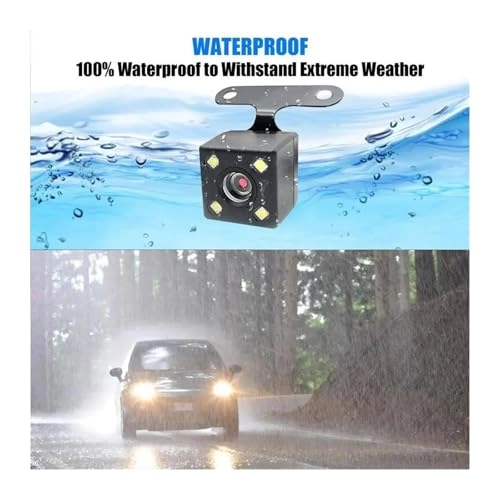 5 Pin HD Car Rear View Camera - Night Vision Wired HD