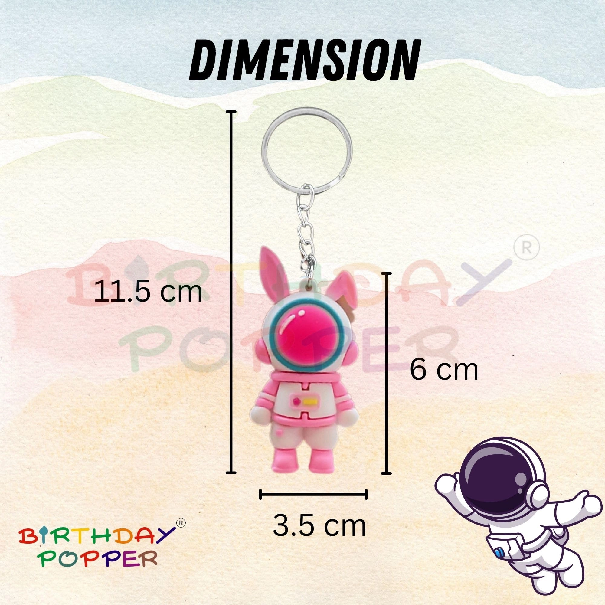 Space Theme Keychains