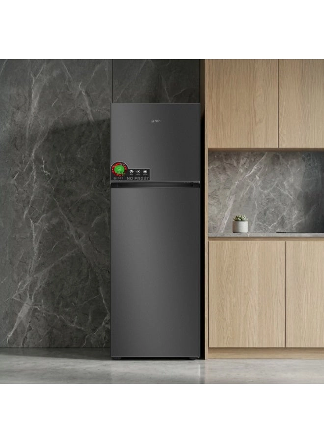 Top Mount Refrigerator - Total No Frost Adjustable Glass Shelves