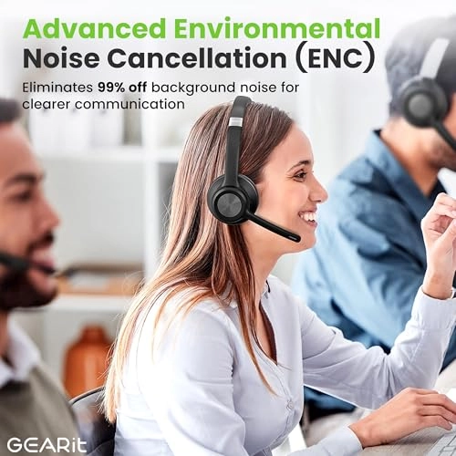 GI-HSET-BT-DUAL-BK-1 Wireless Headset