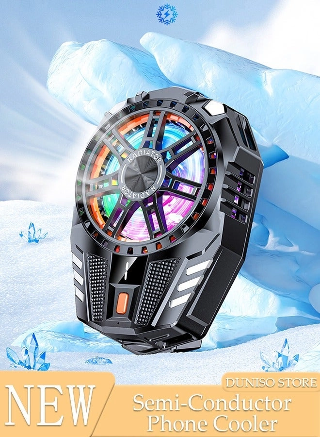 DUNISO Phone Cooler - Fit All Types of iPhone Android Smartphones