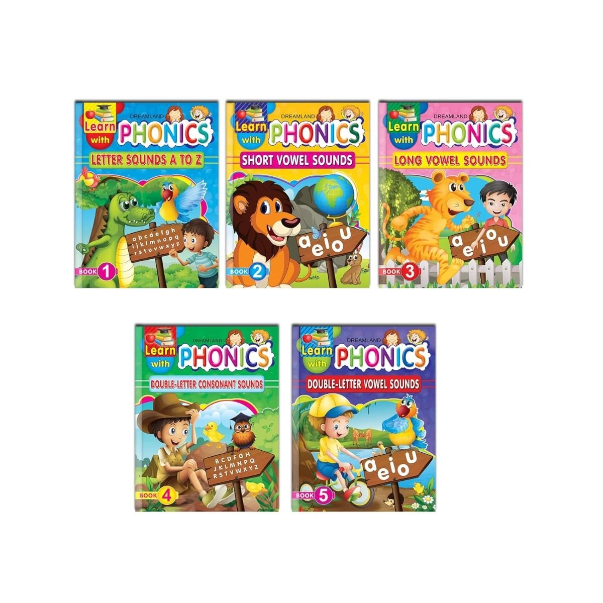 Learn With Phonics Book - 4-8 Years 5 pieces