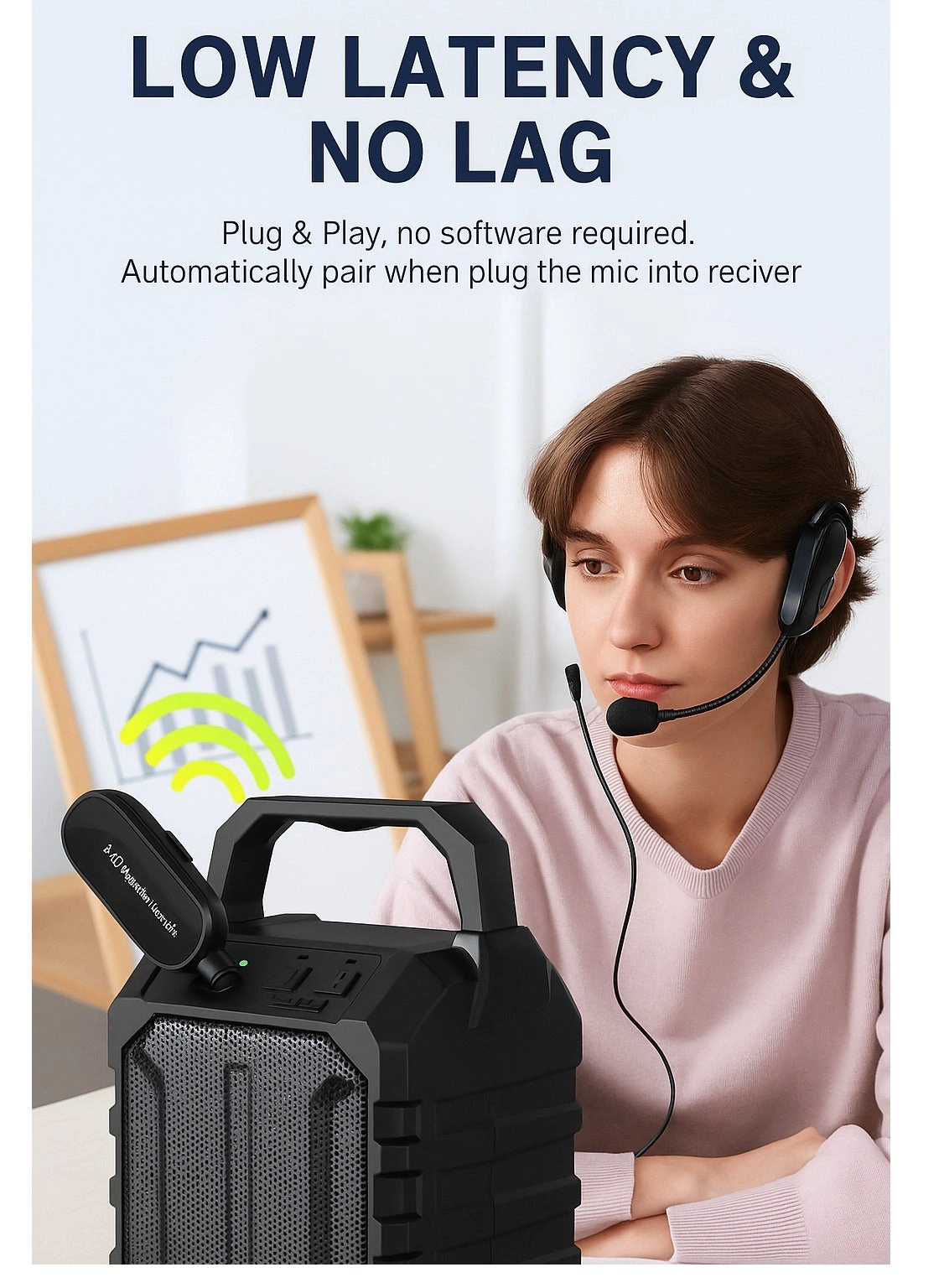 2.4G Wireless Headset Microphone