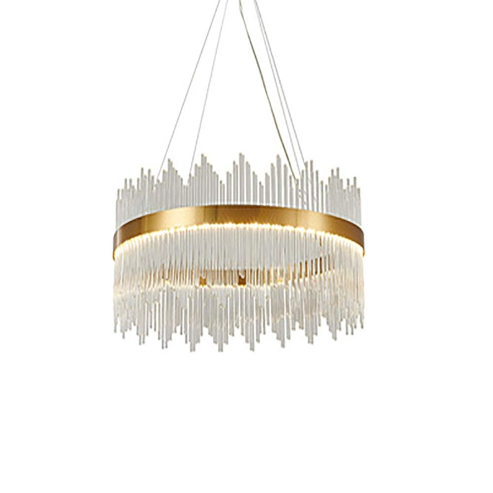 NSXBY Semi Flush LED - Titanium gold three-color light 60cm