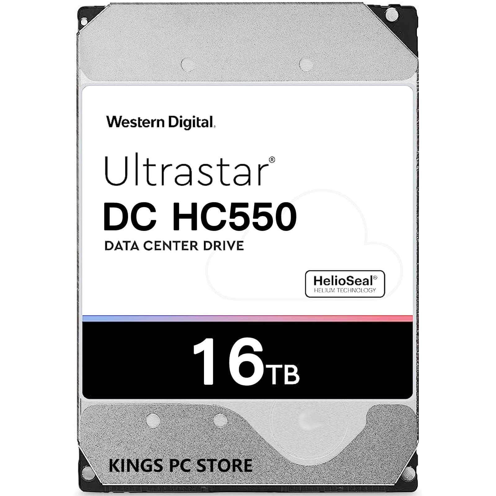 (Renewed) DC 3.5" 7200rpm 512MB SATA 6Gb/s (HC550) - 16TB