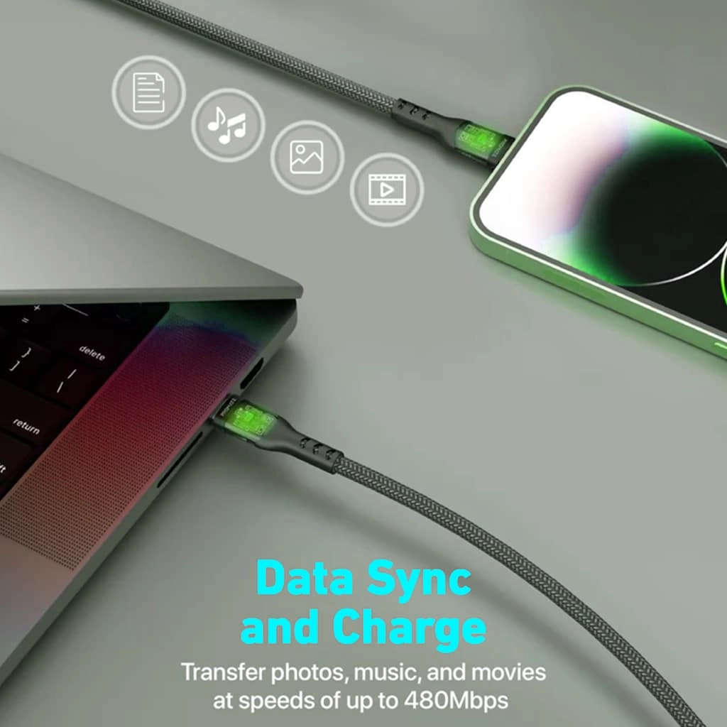 TransLine-Ci - 120 cm USB-C Lightning Cable