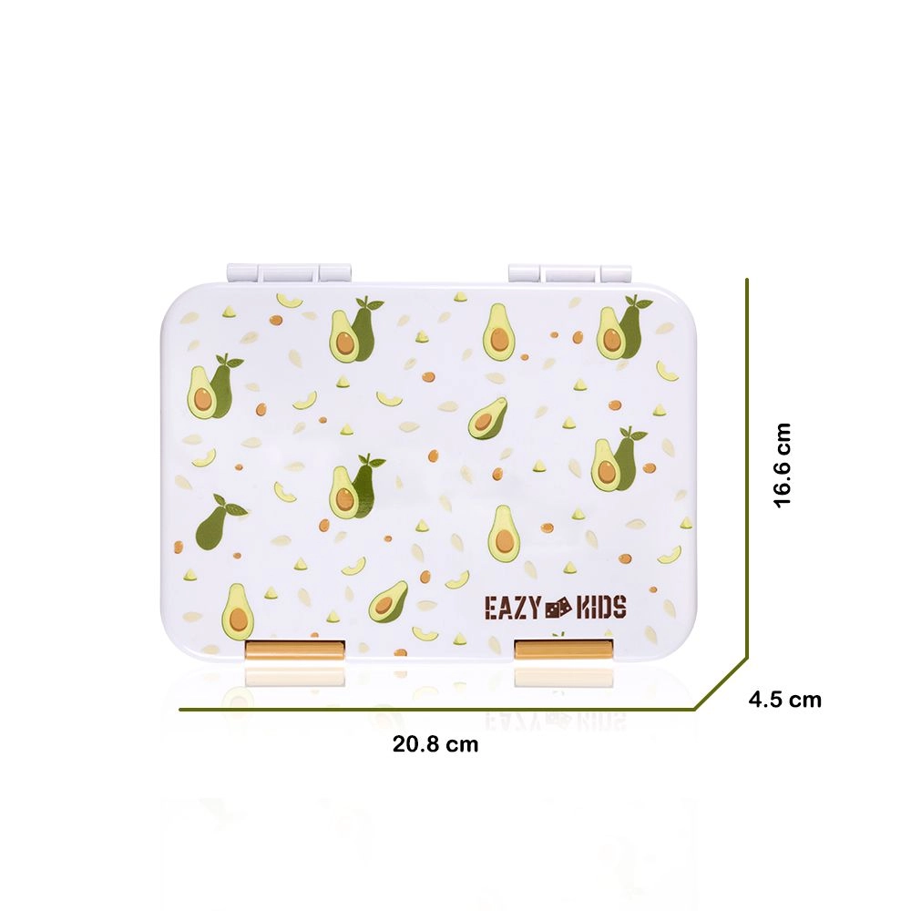 Convertible Bento Lunch Box - T-Rex Grey 6 And 4