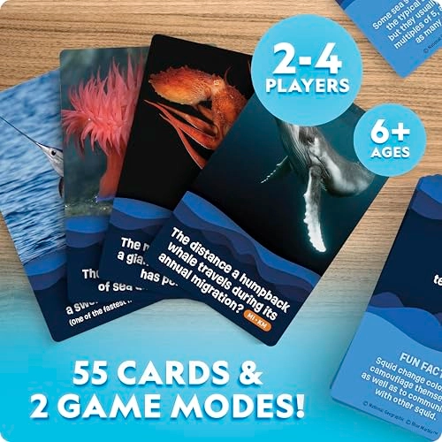 Ocean Animal Trivia Game - 6 years and up