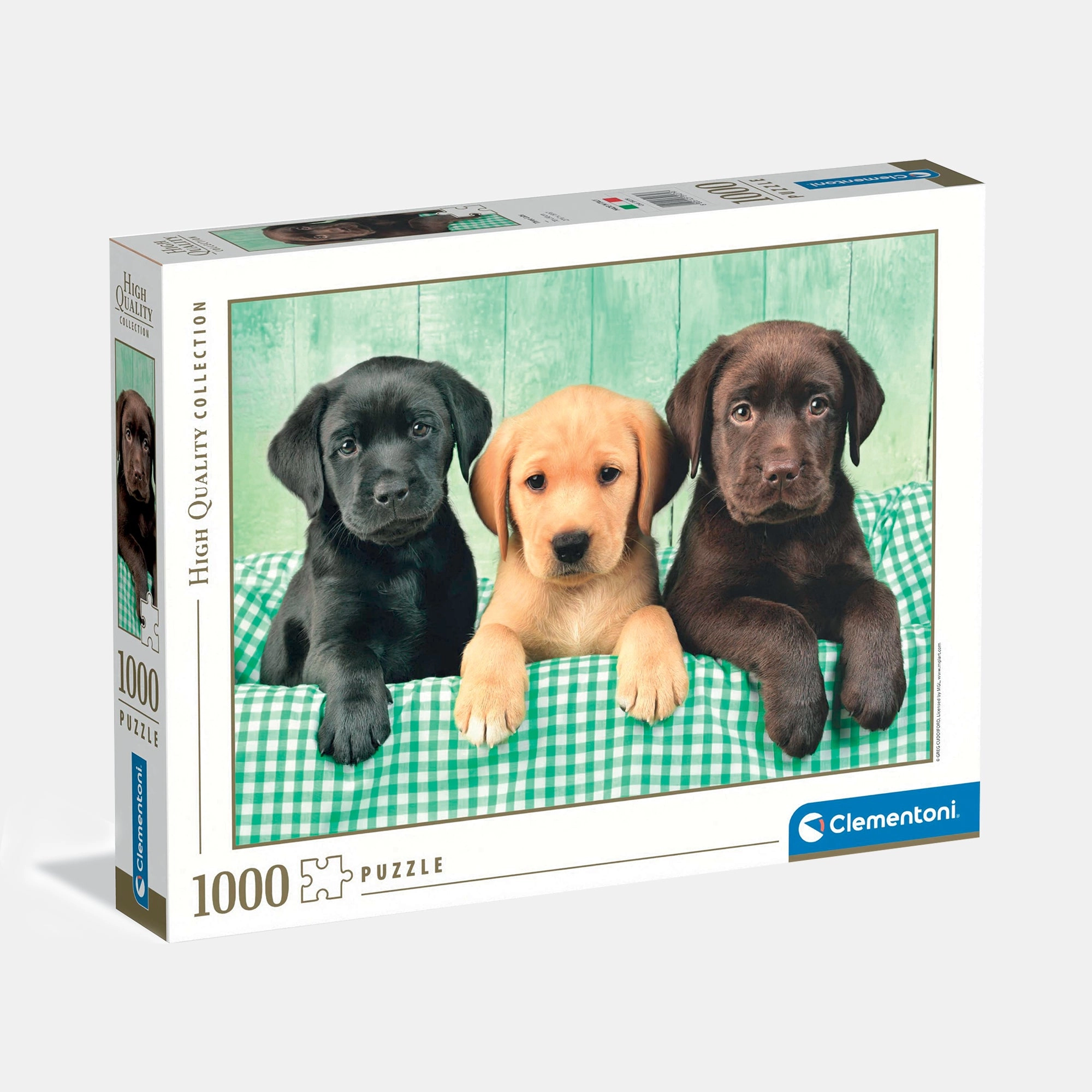 Clementoni The Three Labradors Puzzle (B184102) - 1000 pcs