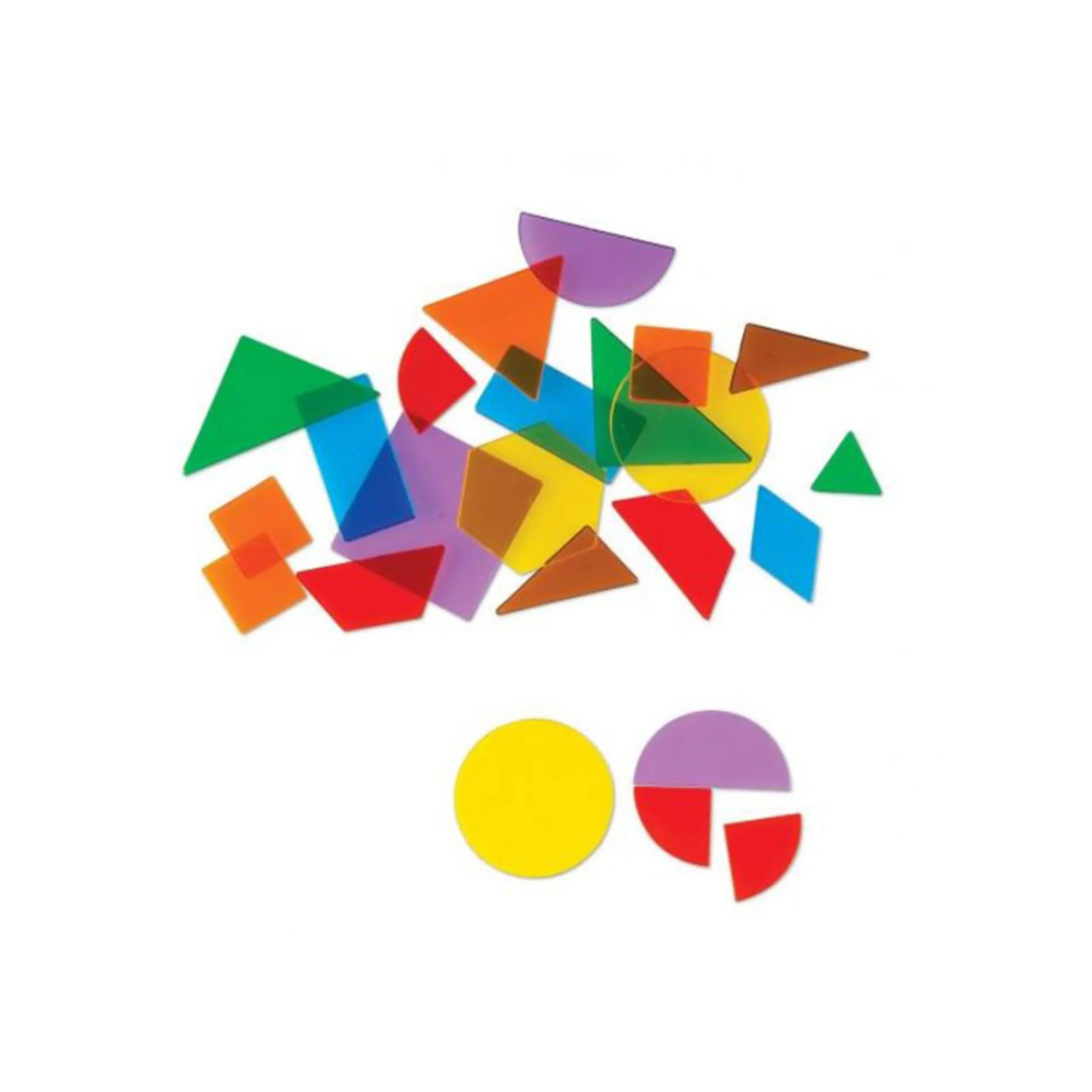 Translucent Geometric Shapes - Suitable for 5-7 years 408 pieces