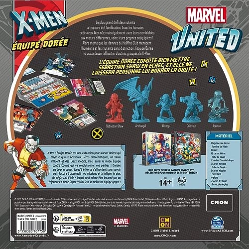 Marvel United: X-Men: Team Gold - Card Game (French)