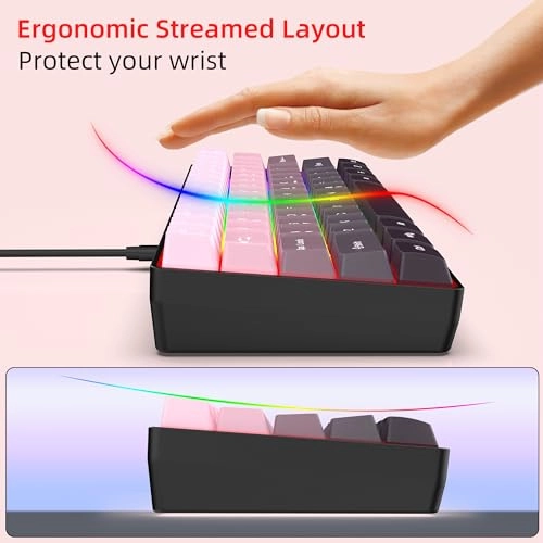 60% Wired Gaming Keyboard - USB-A