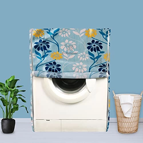 Front Load Washing Machine Cover - 6-7 Kg Blue Polyester