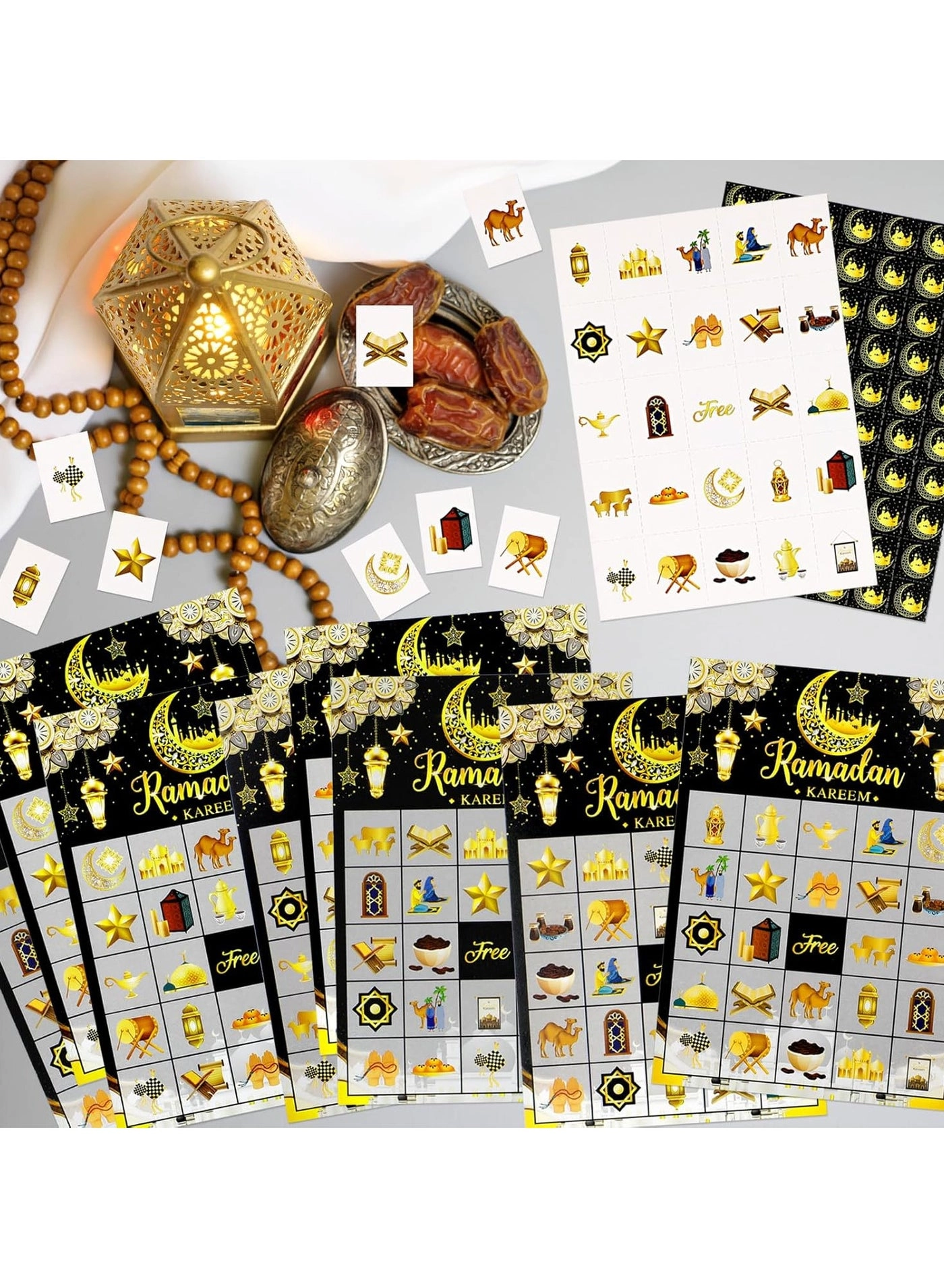 Ramadan Kareem Bingo Game Cards - 24 piece(s)