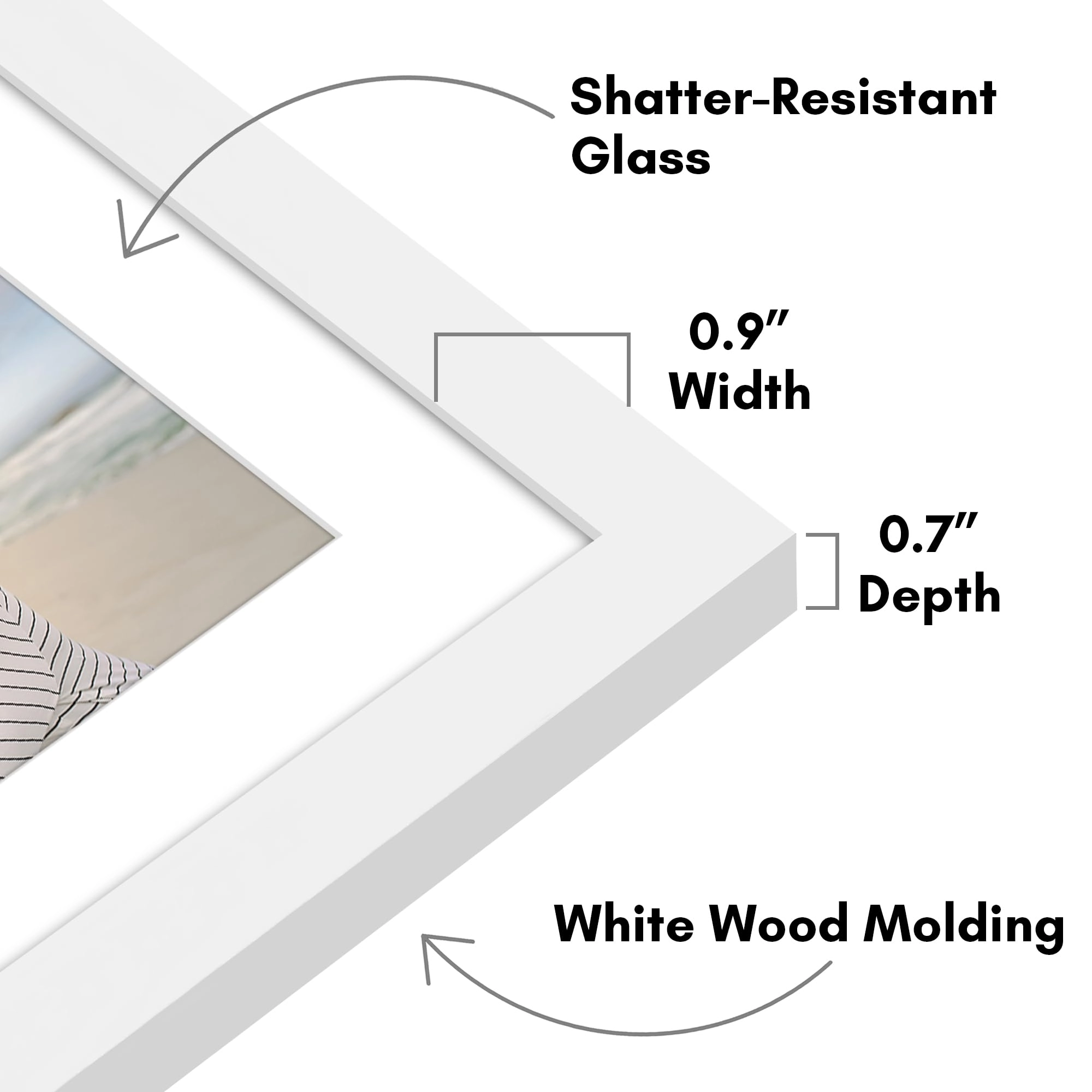 Hinged Double Picture Frame - 4X6 2