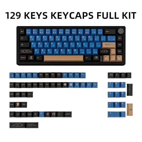 PBT Keycaps - 129 Keys Cherry Profile